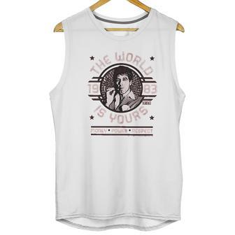 World Yours Money Power Respect Unisex Tank Top | Favorety