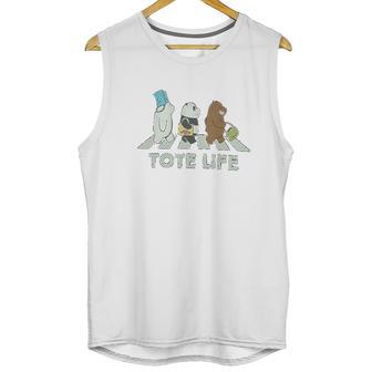 Zomsun We Bare Bears Tote Life Ice Bear Unisex Tank Top | Favorety