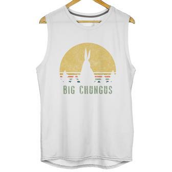 Big Chungus Funny Gift Retro Vintage Sunset Meme Video Game Gift Unisex Tank Top | Favorety DE