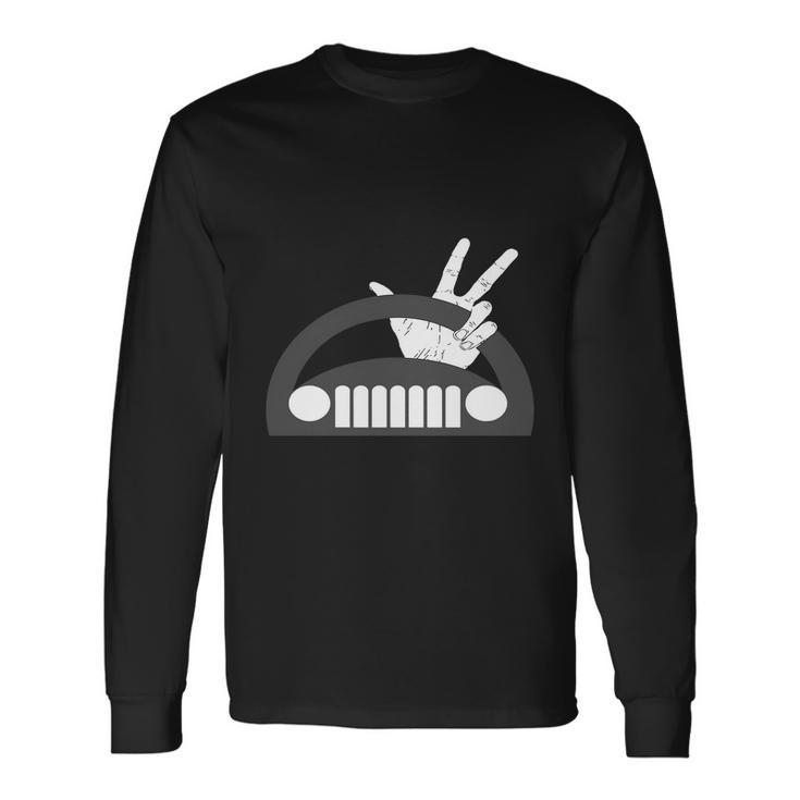 Funny The Jeep Wave T-Shirt Unisex Long Sleeve