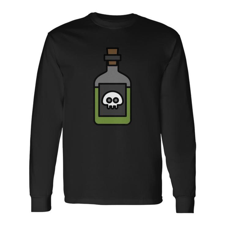 Halloween Poison Bottle T-Shirt Unisex Long Sleeve