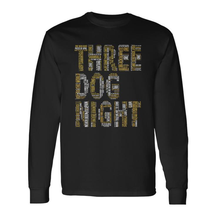 Three Dog Night Songs Unisex Long Sleeve