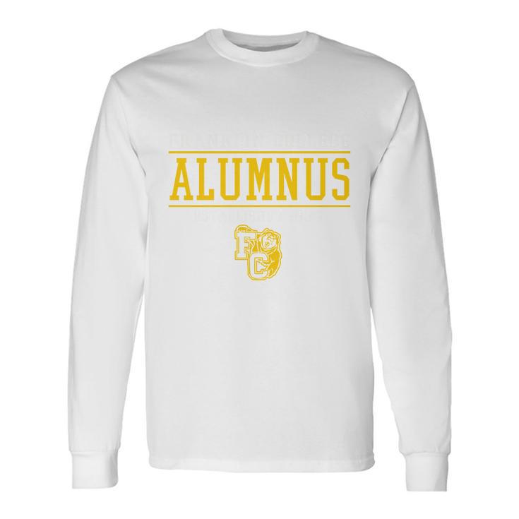 Franklin College Alumnus Establised 1834 Unisex Long Sleeve