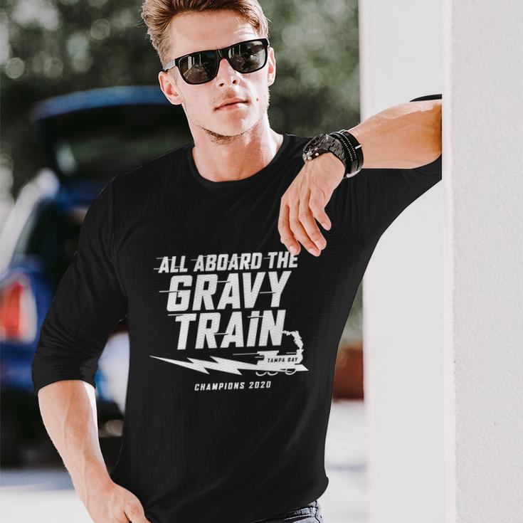 All Aboard The Gravy Train Tampa Bay Champion 2020 Unisex Long Sleeve Gifts for Him