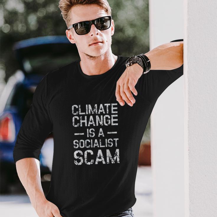 Anti Climate Change Anti Socialism Climate Change Unisex Long Sleeve Gifts for Him