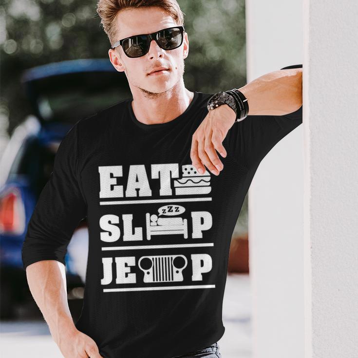 Eat Sleep Jeep Shirt Men’S Hoodie Unisex Long Sleeve Gifts for Him