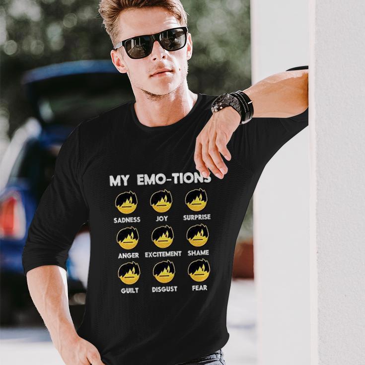 Emojis Emo Emojis Funny Faces Meme Graphic Unisex Long Sleeve Gifts for Him