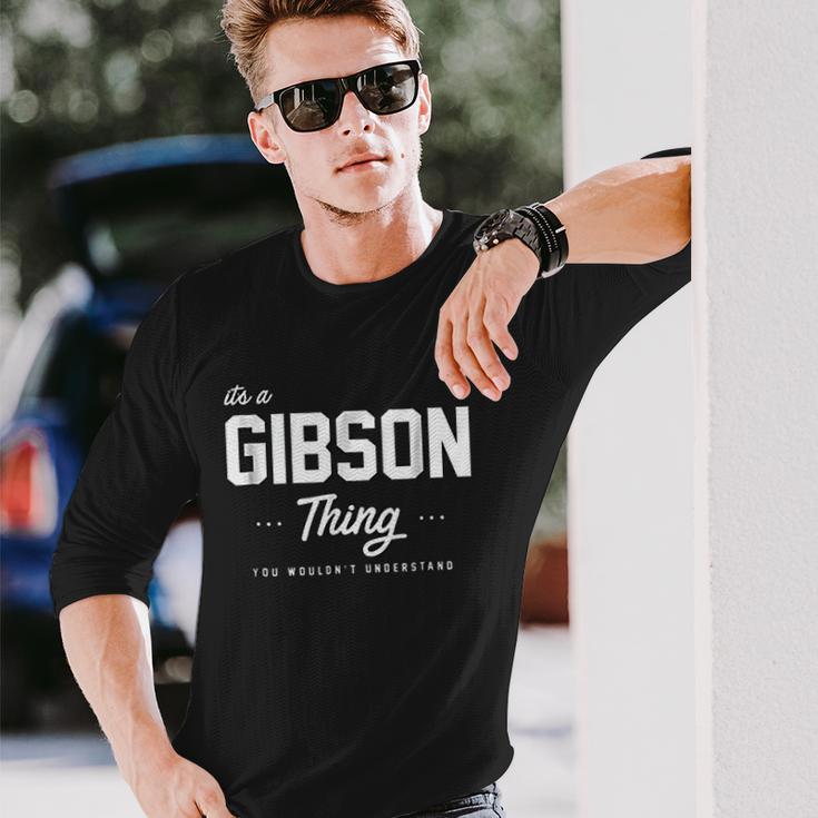 Its A Gibson Thing Matching Family Reunion Unisex Long Sleeve Gifts for Him