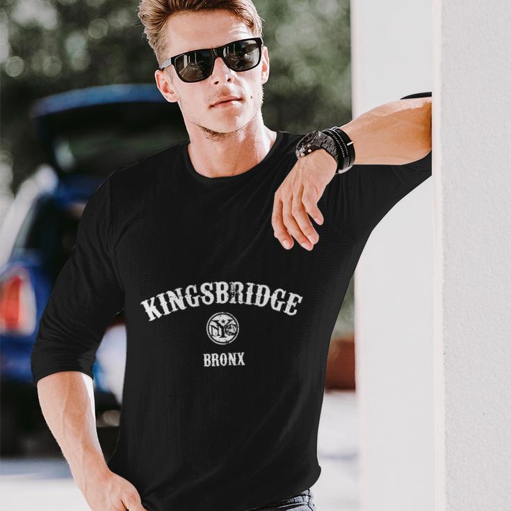 Kingsbridge T-Shirt - Vintage Bronx Tee Unisex Long Sleeve Gifts for Him