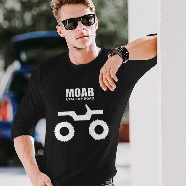 Moab Utah Jeep T-Shirt Unisex Long Sleeve Gifts for Him