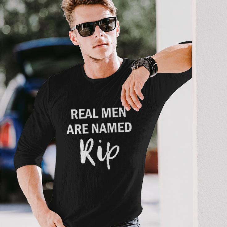 Rip Wheeler Real Men Are Named Rip Yellowstone Unisex Long Sleeve Gifts for Him