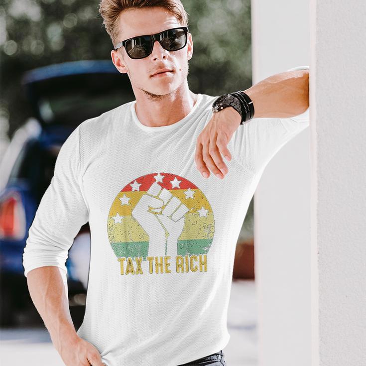 Tax The Rich Vintage Unisex Long Sleeve Gifts for Him