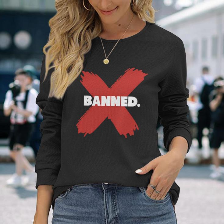 Banned Retro 1 Jordan Shirt Hoodie Unisex Long Sleeve Gifts for Her