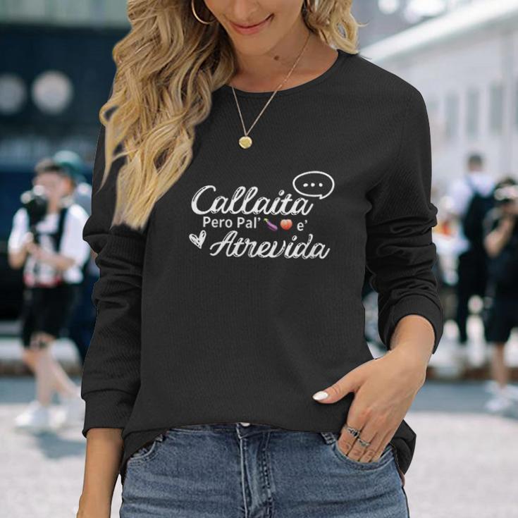 Callaita Pero Pal Sexo Emoji Bad Trap Bunny Reggaeton Style Unisex Long Sleeve Gifts for Her