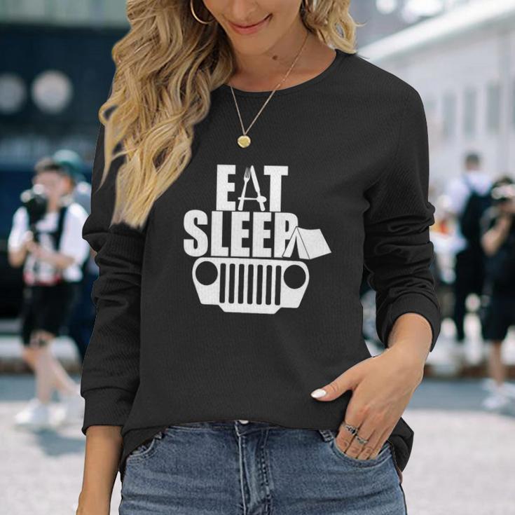 Eat Sleep Jeep Jeep Family Jeep Lovers Unisex Long Sleeve Gifts for Her