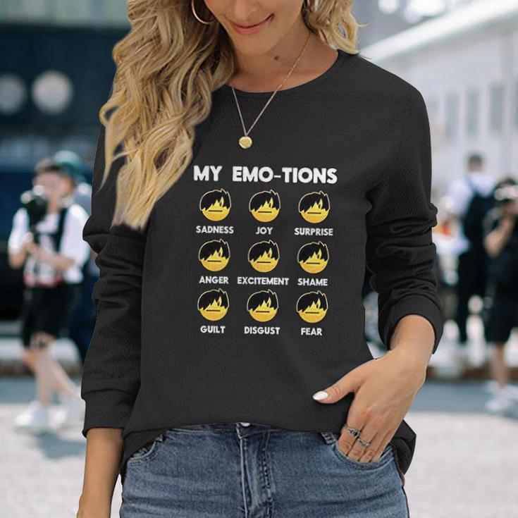 Emojis Emo Emojis Funny Faces Meme Graphic Unisex Long Sleeve Gifts for Her