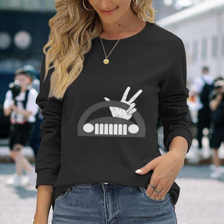 Funny The Jeep Wave T-Shirt Unisex Long Sleeve Gifts for Her