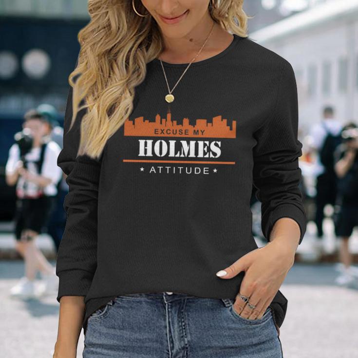 Holmes Shirts Excuse My Holmes Attitude T-Shirt Holmes TshirtHolmes TshirtsHolmesShirtHolmes ShirtsExcuse My Holmes Attitude T-Shirt Holmes Hoodie Vneck Unisex Long Sleeve Gifts for Her