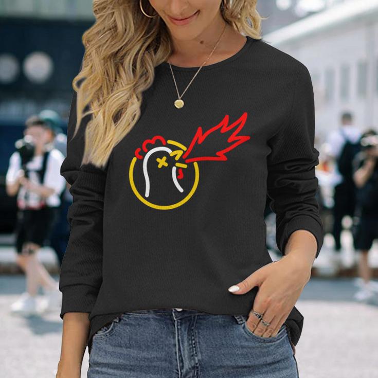 Hot Ones Vintage Line Art Unisex Long Sleeve Gifts for Her