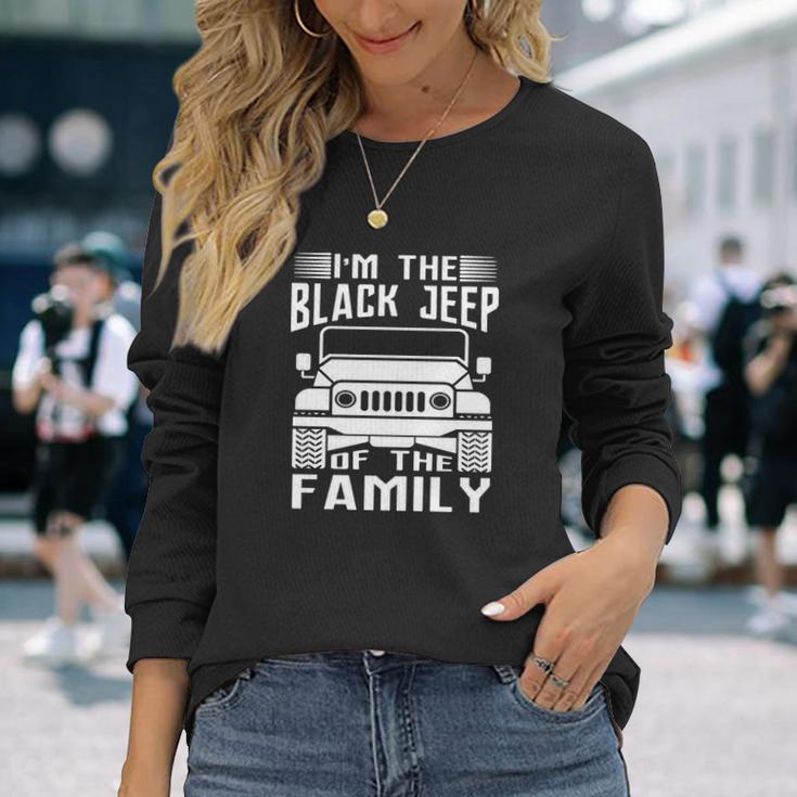 Mens Im The Black Jeep Of The Family Cool Offroad Gift T-Shirt Unisex Long Sleeve Gifts for Her