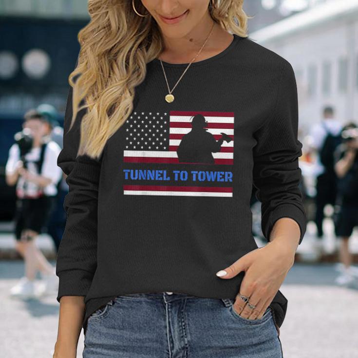 Rush Tunnel To Tower Vintage Firefighter Gift Unisex Long Sleeve Gifts for Her