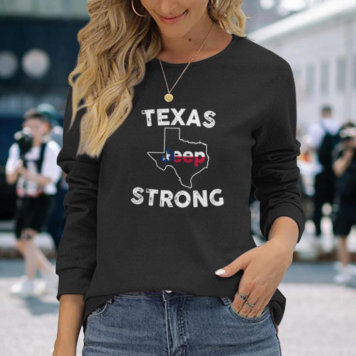 Texas Jeep Strong Unisex Long Sleeve Gifts for Her