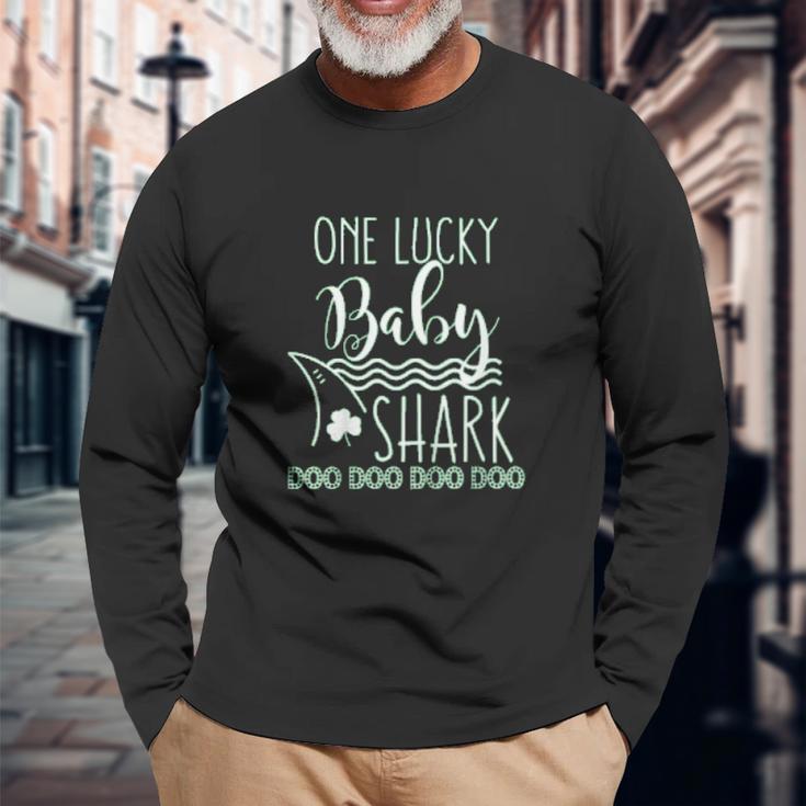 Baby Shark Kids St Patricks Day Family Unisex Long Sleeve Gifts for Old Men