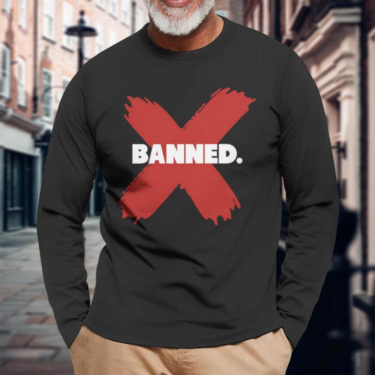 Banned Retro 1 Jordan Shirt Hoodie Unisex Long Sleeve Gifts for Old Men