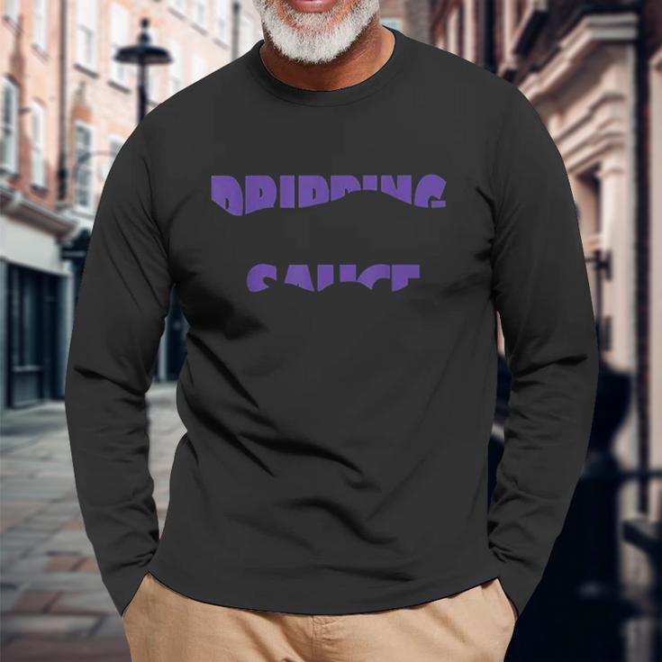 Dripping-Sauce Made To Match Jordan 12 Dark Concord Retro Unisex Long Sleeve Gifts for Old Men