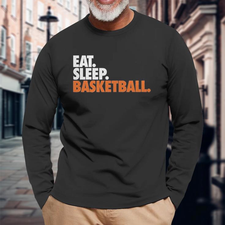 Eat Sleep Basketball Youth Basketball By Chalktalk Sports Unisex Long Sleeve Gifts for Old Men