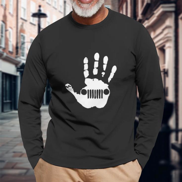 Hand Jeep Unisex Long Sleeve Gifts for Old Men