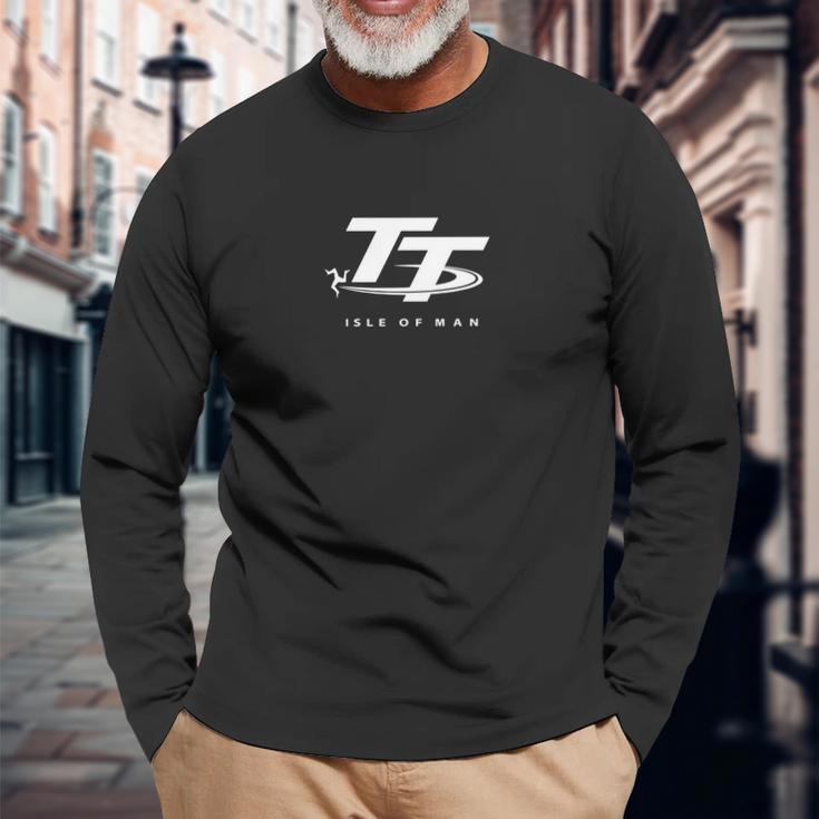 Isle Of Man TtShirt Motorcycle - Mens T-Shirt Unisex Long Sleeve Gifts for Old Men