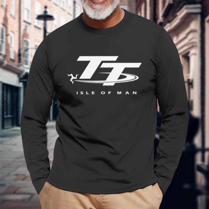 Isle Of Man TtShirt Motorcycle T-Shirt Unisex Long Sleeve Gifts for Old Men