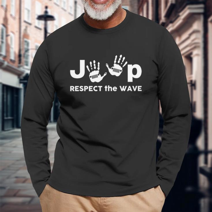 Jeep Respect The Wave Unisex Long Sleeve Gifts for Old Men