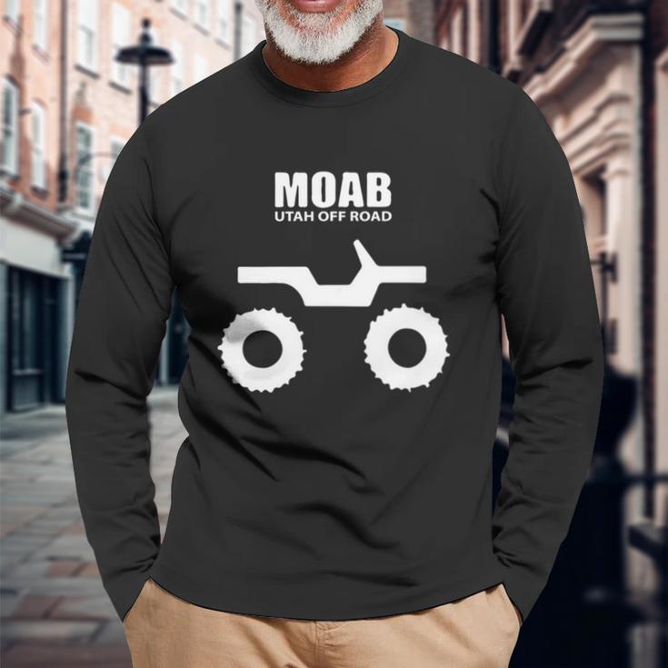 Moab Utah Jeep T-Shirt Unisex Long Sleeve Gifts for Old Men