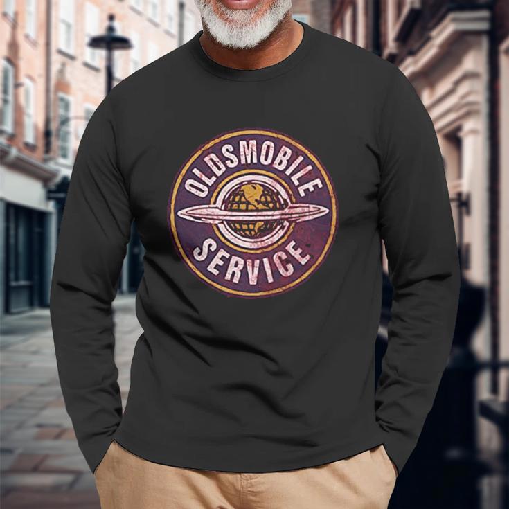 Oldsmobile Vintage Service Unisex Long Sleeve Gifts for Old Men