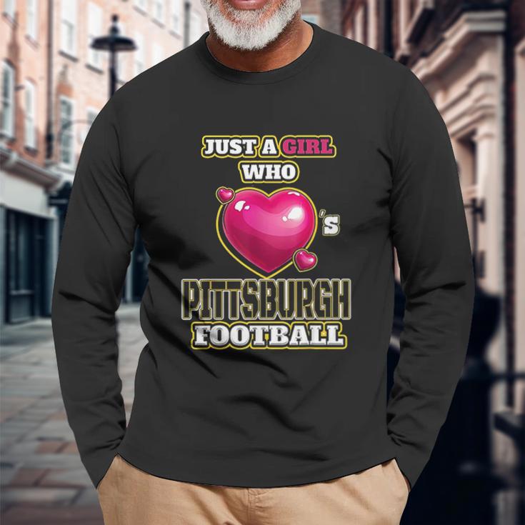 Pittsburgh Football Retro Vintage Pennsylvania Steele Unisex Long Sleeve Gifts for Old Men