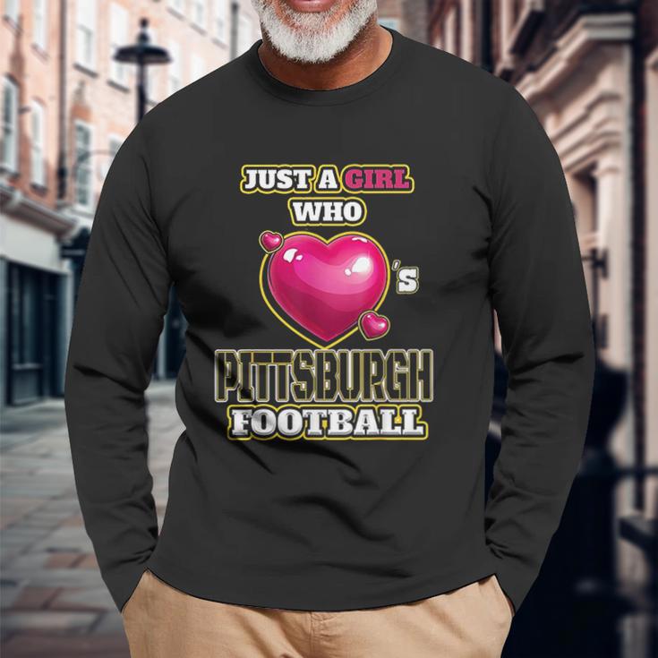 Pittsburgh Football Retro Vintage Pennsylvania Steeler Unisex Long Sleeve Gifts for Old Men