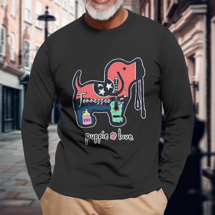 Puppie Love Rescue Dog Unisex Long Sleeve Gifts for Old Men