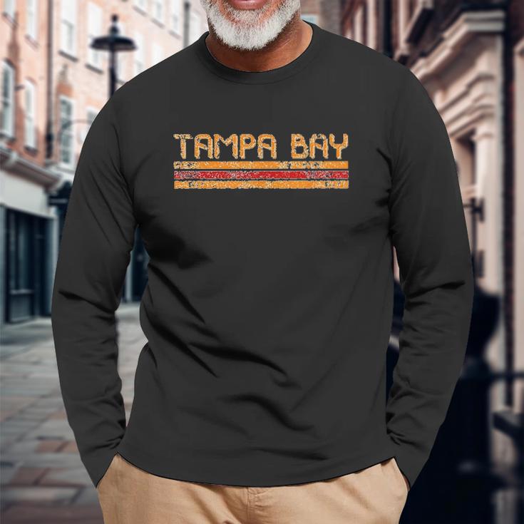 Tampa Bay Florida Retro Vintage Unisex Long Sleeve Gifts for Old Men