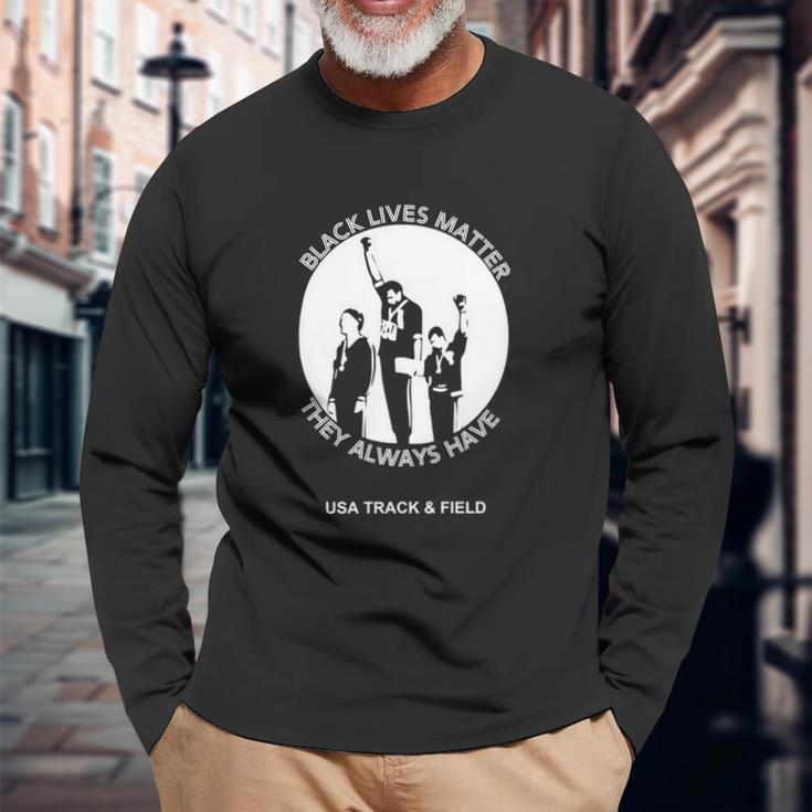 Usa Track And Field Unisex Long Sleeve Gifts for Old Men