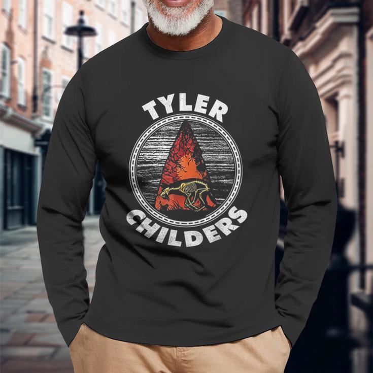 Vintage Tyler Idol Childers Country Musician 2021 Distressed Unisex Long Sleeve Gifts for Old Men