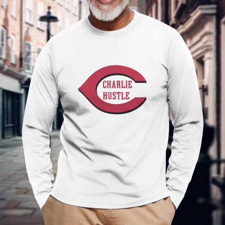 Charlie Hustle Home Standard Weight Unisex Long Sleeve Gifts for Old Men