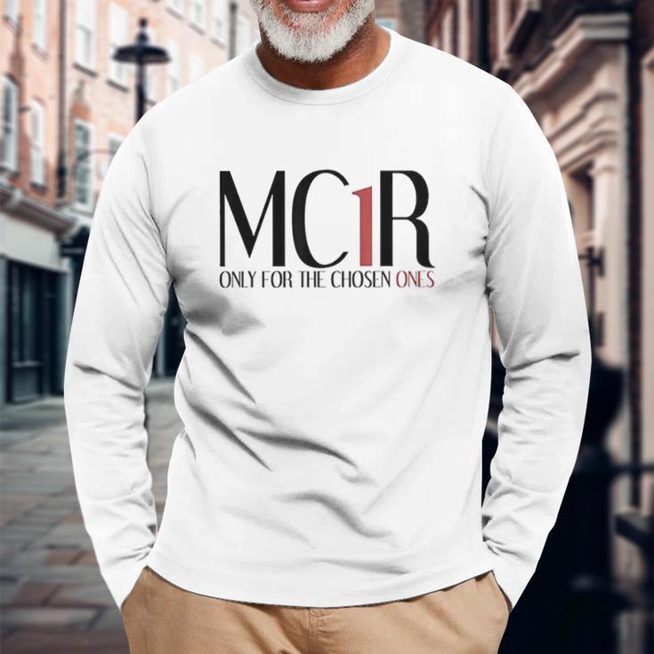 Mc1r Only For The Chosen Ones Funny Redhead Unisex Long Sleeve Gifts for Old Men