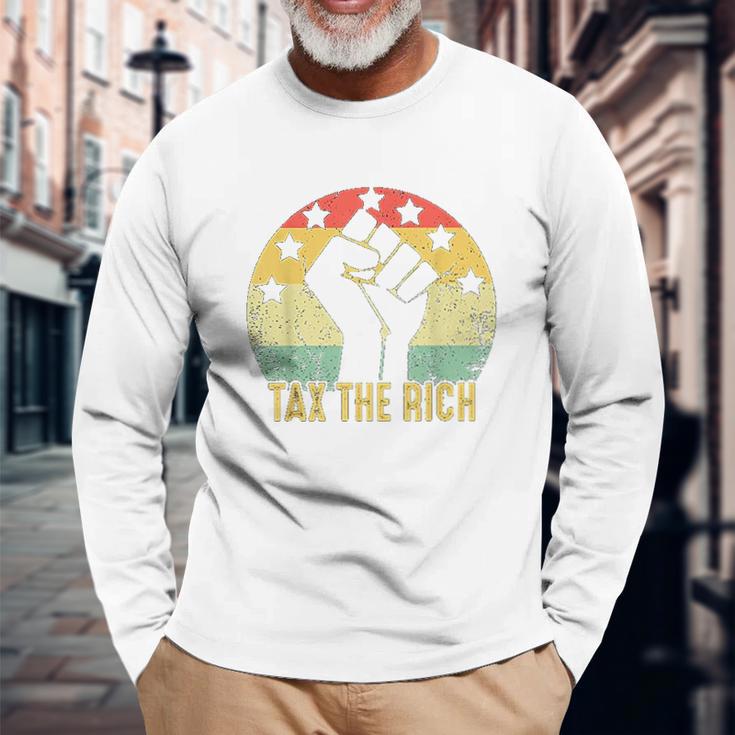 Tax The Rich Vintage Unisex Long Sleeve Gifts for Old Men