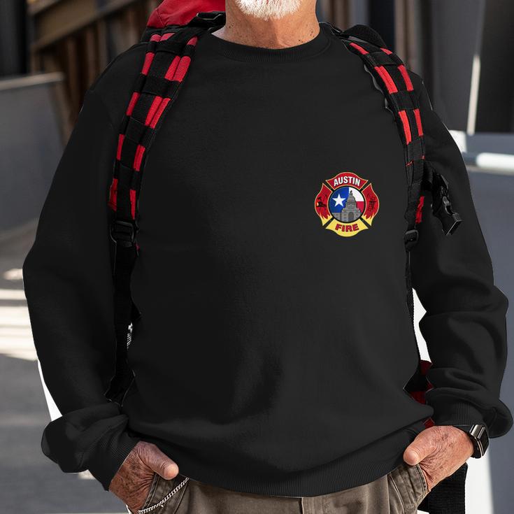 Austin Firefighter Sweatshirt Gifts for Old Men