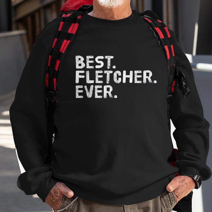 Best Fletcher Ever Funny Personalized Name Sweatshirt Gifts for Old Men