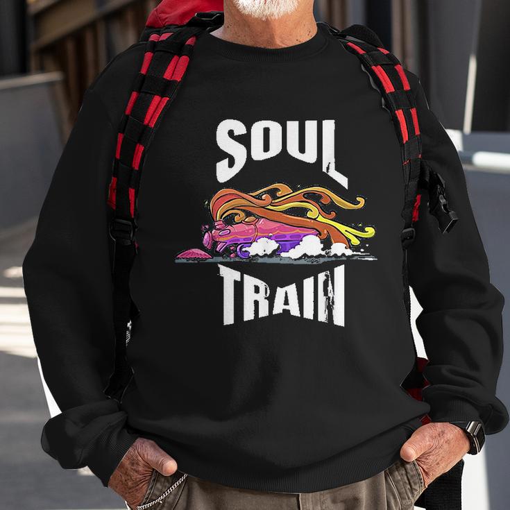 Boogie Train Groovy Disco Train Sweatshirt Gifts for Old Men