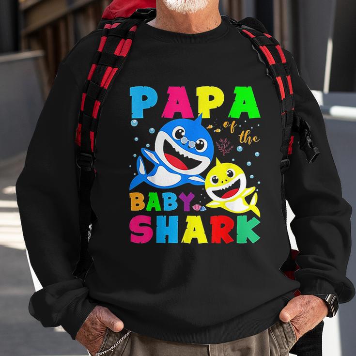 Cute Papa Of The Baby Shark Sweatshirt Gifts for Old Men