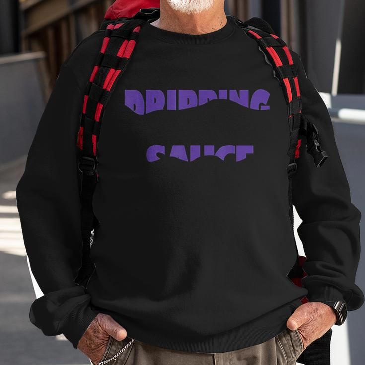 Dripping-Sauce Made To Match Jordan 12 Dark Concord Retro Sweatshirt Gifts for Old Men